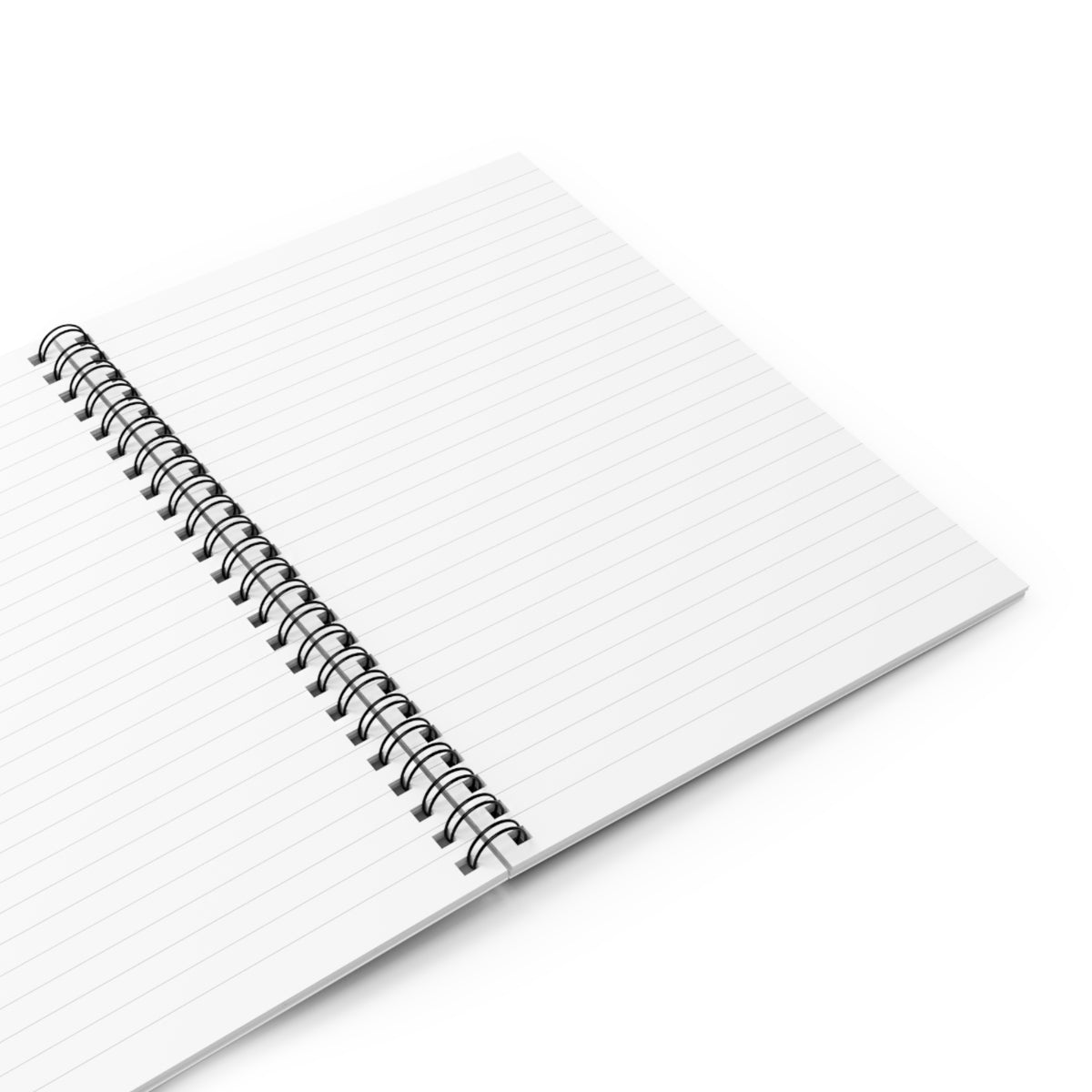 Draft Material Spiral Notebook — Blue Checker Ruled Journal for Notes & Sketches