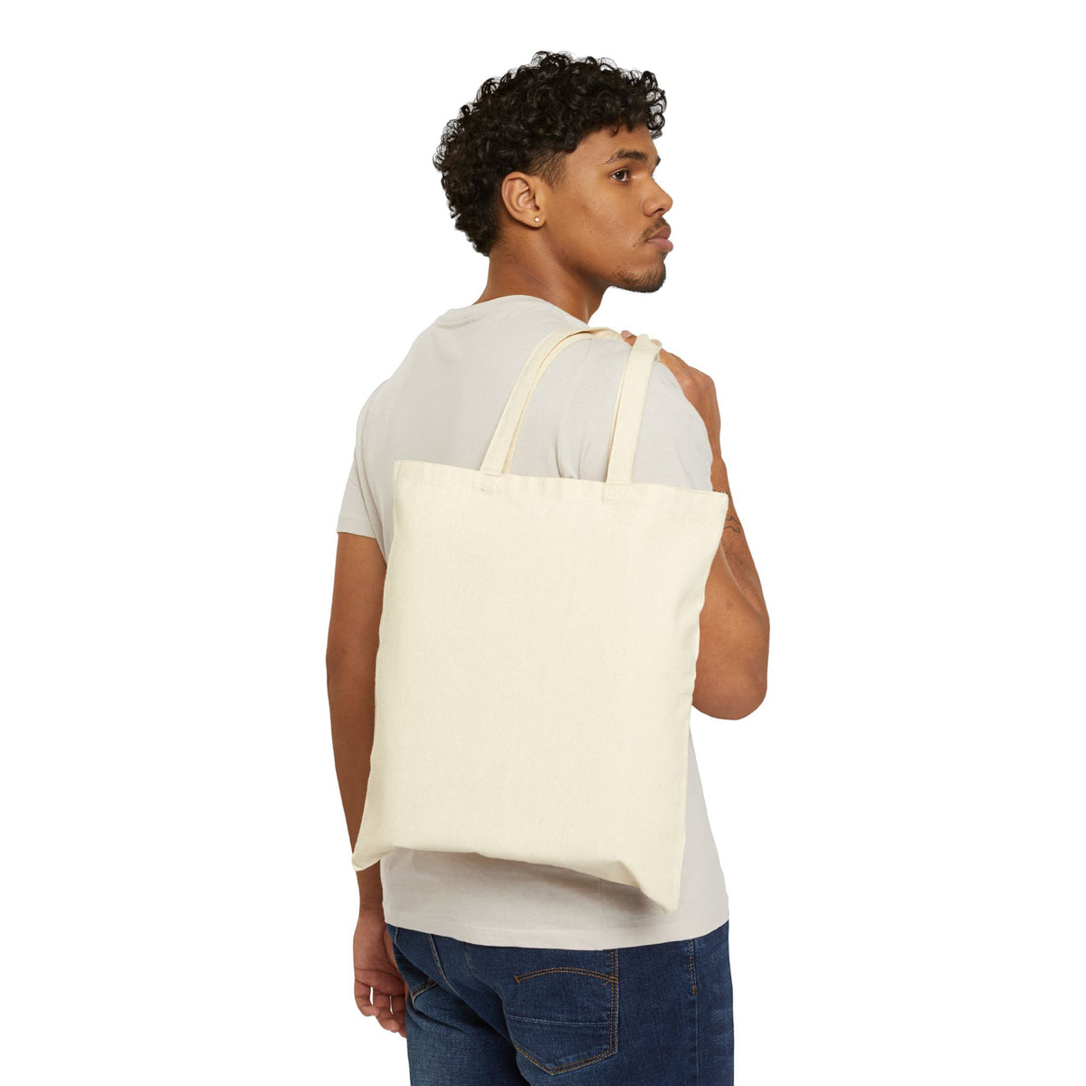 Support Emerging Writers Cotton Canvas Tote Bag — Green